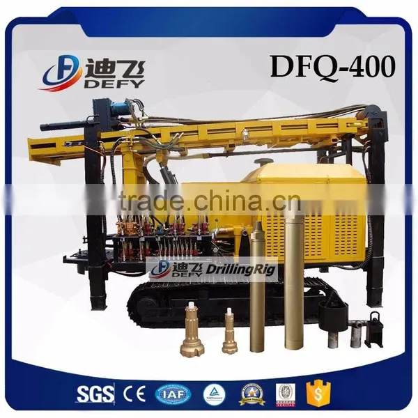400m Dfq-400 DTH Portable Used Water Bore Well Drilling Machine Prices for Sale With Air Compressor