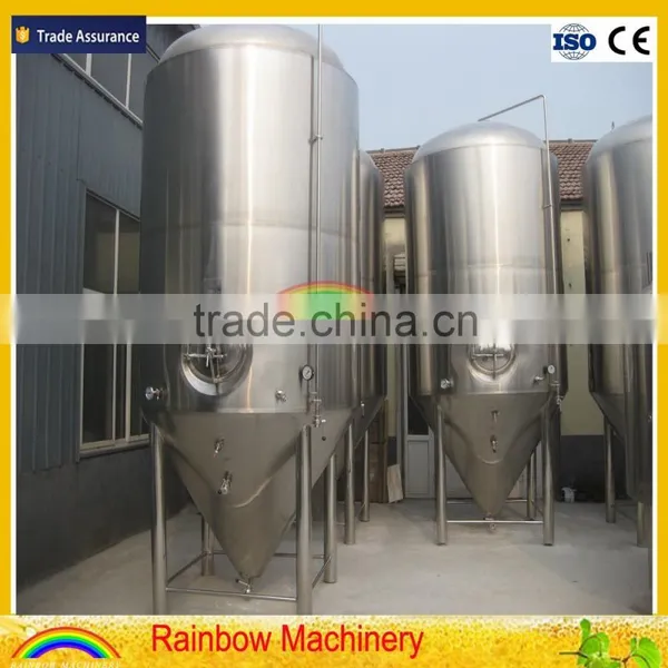 Beer Fermentation Tank Stainless Steel Beer Brewing Equipment Conical Fermenter Turnkey 10bbl Beer Brewery Equipment