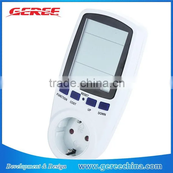 EU digital Power Consumption Energy Watt current Voltage Meter timer Electricity Monitor Analyzer