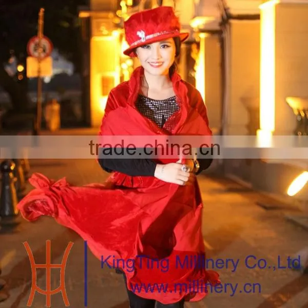 2015 Red Lady Fashion Cloche Hat photo-2
