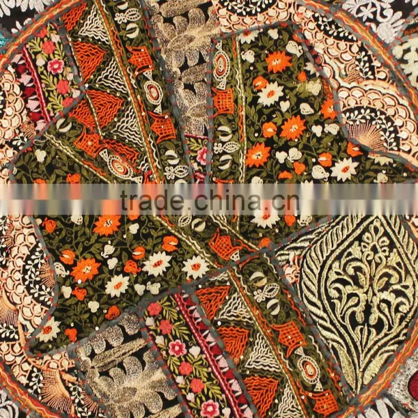 Order in Bulk and Get Best Quotes for Indian Round Decorative Floor Pillows photo-2