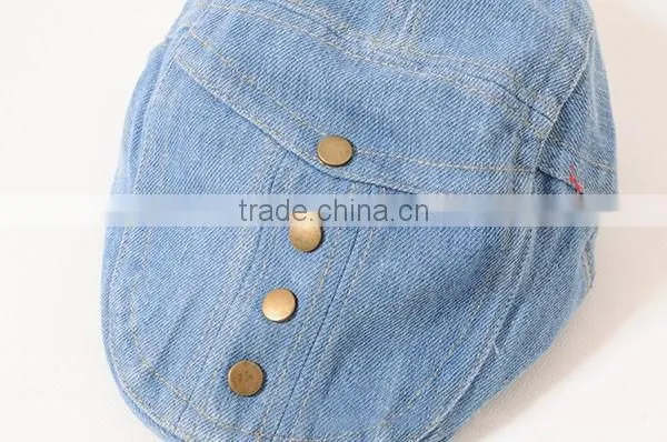 Fashion Design Denim Fabric Hats For Kids photo-5