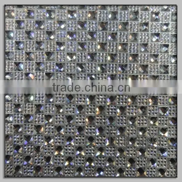 Glass Crystal Beads Trimming Mesh photo-2
