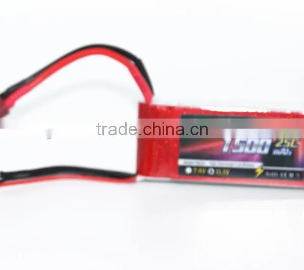 Lipo Battery Classical Series 3S 11.1V 1500mAh 25C Li-Polymer Battery for RC Airplanes photo-2