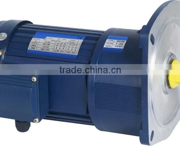 Flange Mounted Three Phase 220V 380V AC Gear Motor 200W