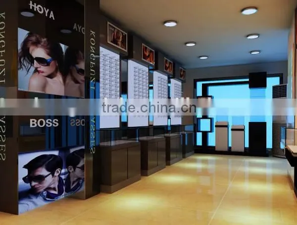 Modern Optical Showcase, Wall Mounted Eyewear Display photo-6