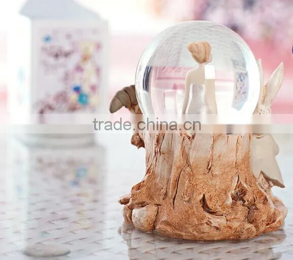 High Grade Handicrafts Ballet Girl Romantic Crystal Ball Music Box photo-4