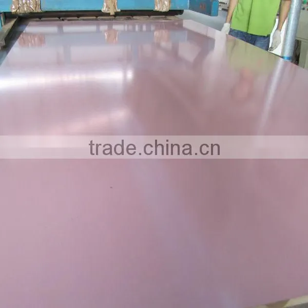Shinning Light Pink Color Melamine MDF Board