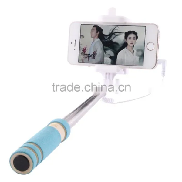 2015 Hot in Pocket Wholesale Mini Selfie Stick With Wired Cheap Price photo-6