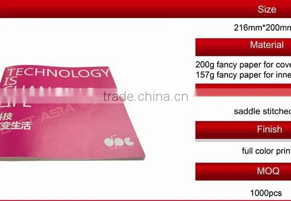 Saddle Stitch Binding Soft Cover Book Printing photo-4