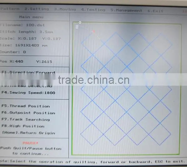HXD-26Y Computerized Single Needle Quilting Machine Good Machine photo-3