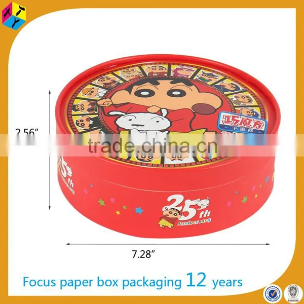 Wholesale Round Cylinder Cardboard Gift Box Cute Packaging photo-2