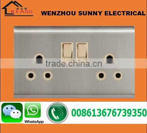 Steel Stainless 13A Universal Electrical Power Socket photo-6