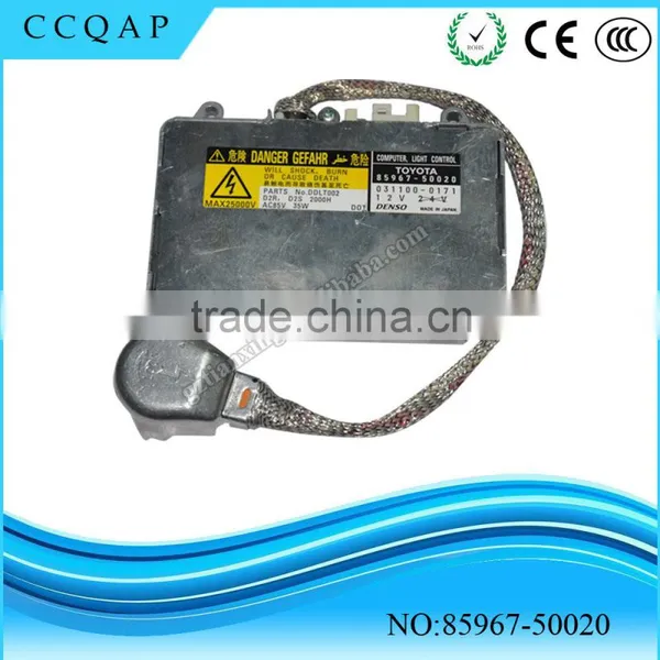 85967-50020 Made in Japan Original Quality 12V 35W Denso Computer Light Xenon HID Ballast Control Unit Module for Toyota