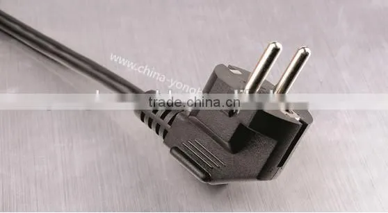 Euro Power Plug 250V 10A With VDE Certificate AC Power Cord With Plug H05VV-F 3*0.1.0mm2 3m 5m Black European Standard photo-4