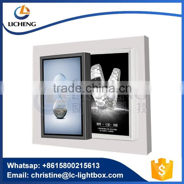 Outdoor Wall Hanging Led Scrolling Light Box With Single Side 8 Poster Advertising photo-4