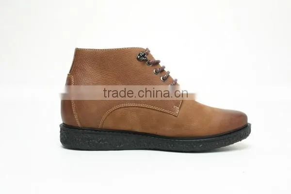 New Design Suede Leather Height Increasing Winter Boots photo-3