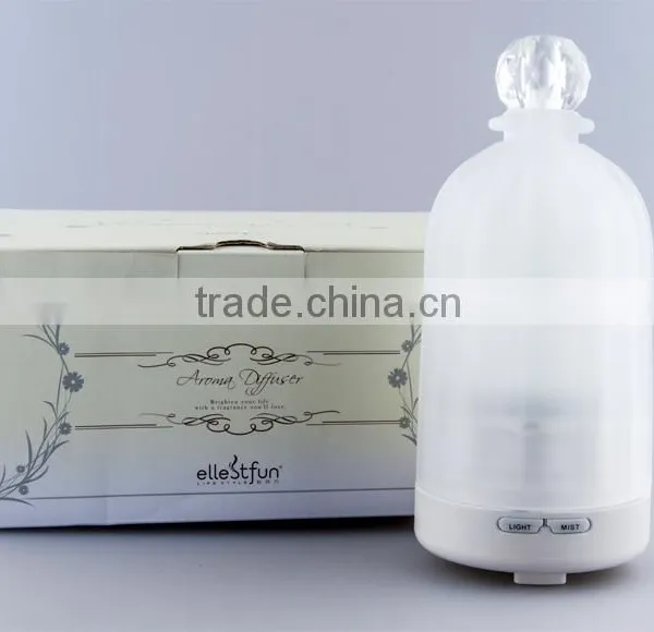 Glass Aroma Humidifier Ultrasonic,Essential Oil Nebulizer,Office Aromatherapy Diffuser W/Rotating LED Light-GH2186FA photo-6
