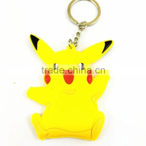 Customized Rubber Key Chain Cartoon Fancy PVC 2d Key Ring photo-2
