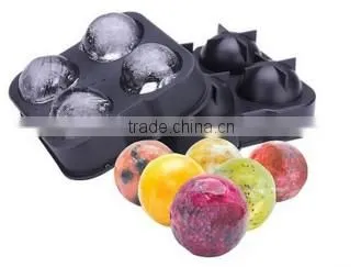 Ice Cream Tools Type and Stocked,Eco-Friendly Feature 4 Whiskey Ice Balls photo-5