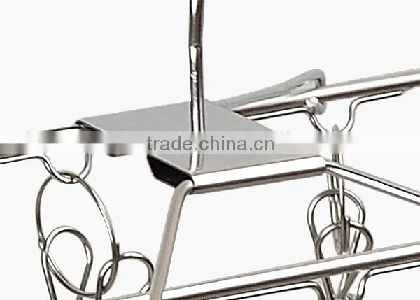 Stainless Steel Clip and Drip Hanger With 26 Clips Clothes Drying Rack and Hanger/clip photo-4