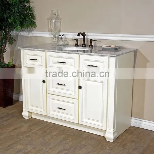 Hotel Italian Double Sink Lowes Bathroom Vanity photo-4