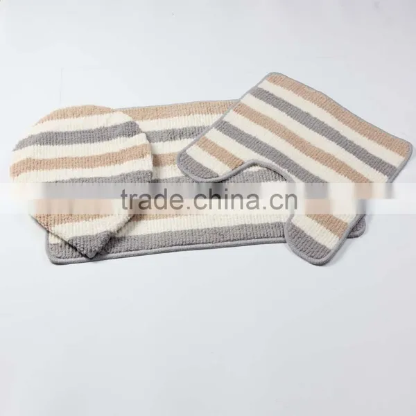Bathroom Mircofiber Anti- Slip Rug Soft Absorbent Mat photo-2
