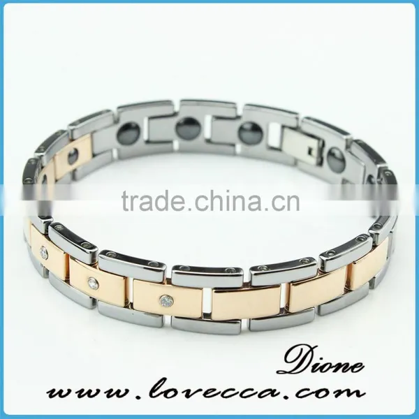 Men Bio Tungsten Steel Health Bracelet With Germanium photo-4
