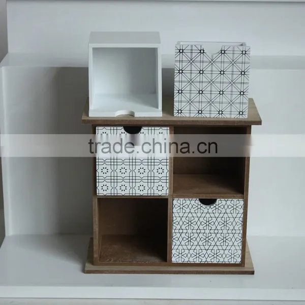 Wooden Grain Decoration Wood Drawer photo-2