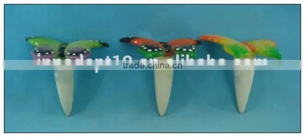 Ceramic Watering Irrigation Garden Decoration, Butteryfly Watering Spike photo-2