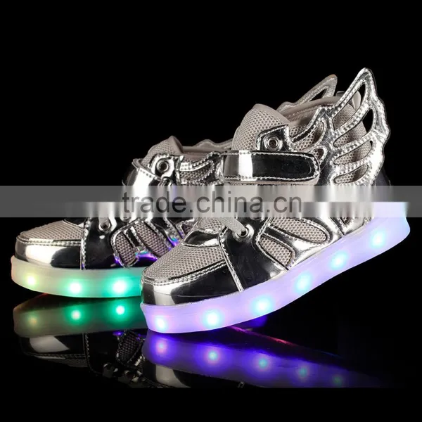 2016 Hot Selling Unisex Roller Shoe High Neck Shoes For Girls LED Light Up Shoes photo-5