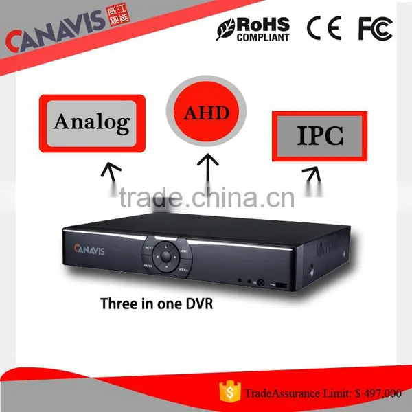 Newest Products! Full HD ONVIF HDD 1080p 16ch H.264 Hybrid CCTV HVR/DVR/NVR photo-4