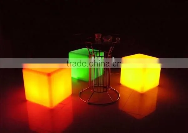 Multi Color Change Led Cube Furniture Lighting Plastic Furniture/led Events Furniture/lighting Furniture photo-3