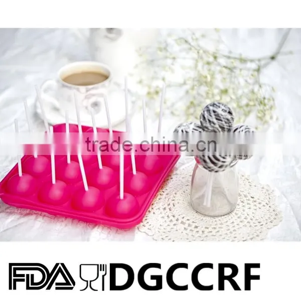 Beautiful and Popular Silicone Cake Pop Maker Lollipop Candy Mold photo-4