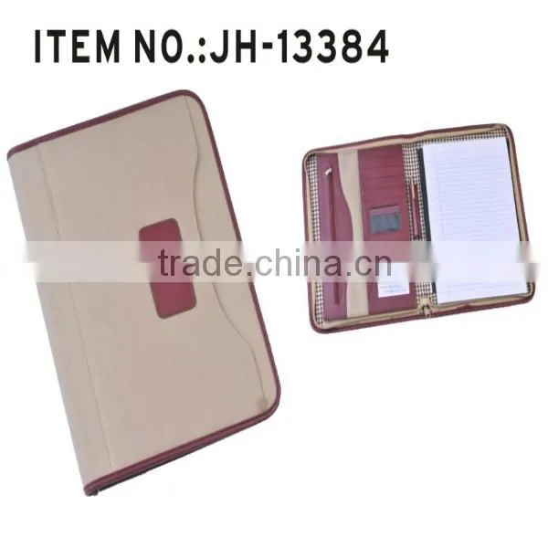 Multi-functional A4 Size Leather Portfolio File Holder File Holder photo-4