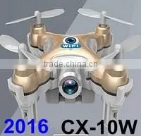 Cheerson CX-10W Mini WiFi Control Flying Camera 4CH 6 Axis RC Quadcopter App for Android and IOS