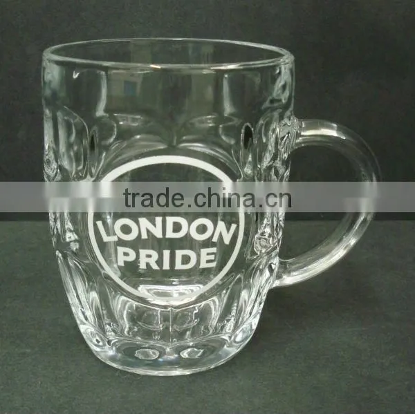 500ml Promotional Beer Glass Mug With Customer's Logo