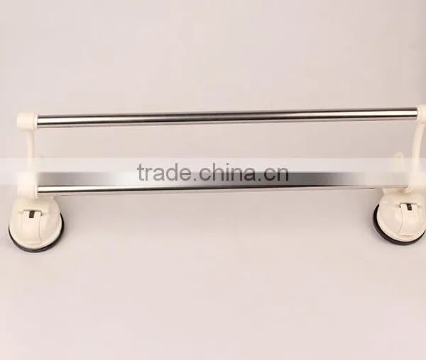 Wholesale Hot Sell Stainless Steel Bathroom Accessories Towel Holder Towel Racks With Sucking Disc photo-4