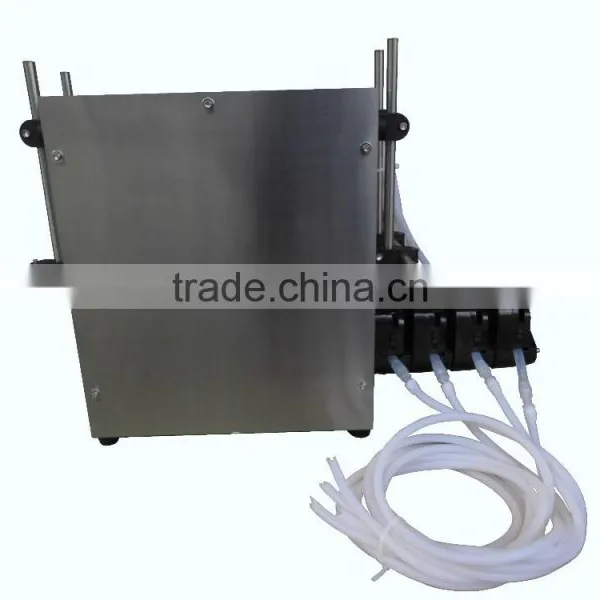 Wholesale Small Electric 4 Heads Semi Automatic Fast Pesticide Liquid Filling Machine photo-3