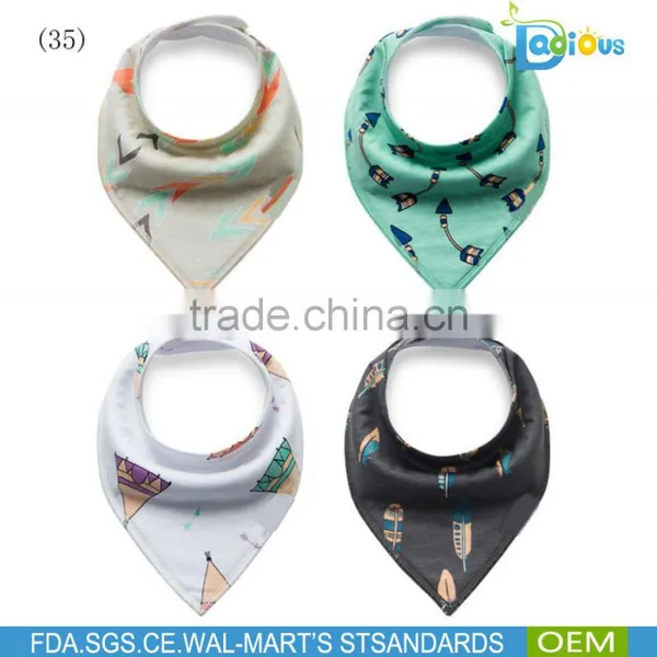 New Arrival Designs Baby Bandana Teething Organic Cotton Baby Bibs photo-2