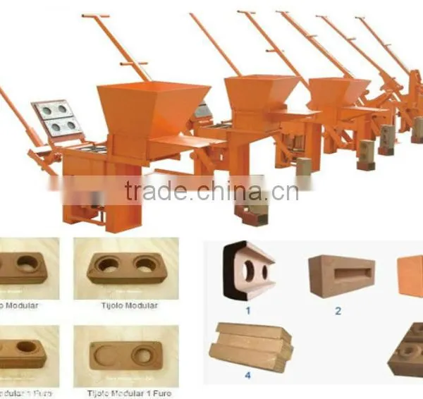 Clay Solid Interlocking Block/brick Making Machine, Manual Interlocking Brick Making Machine,qmr2-40 Manual Brick Making Machine photo-5