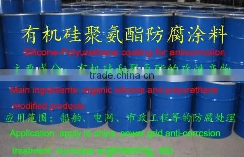 Silicone-Polyurethane coating for anticorrosion