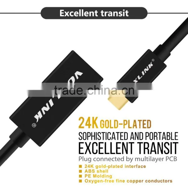 VOXLINK 1080p Gold Plated USB 3.1 Type C Male to HDMI Female Adapter Cable for Macbook photo-3