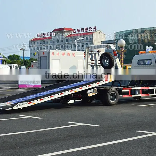 Dongfeng Right Hand Drive 4T Flatbed Tow Truck photo-4