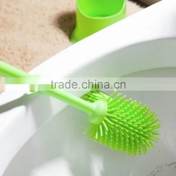 J222 Family Bathroom Curved Handle Toilet Brush photo-3