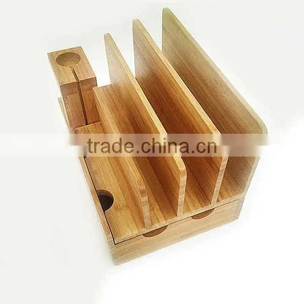 OEM Mobile Phone Stand,multi-function Bamboo Bracket Wholesale photo-2