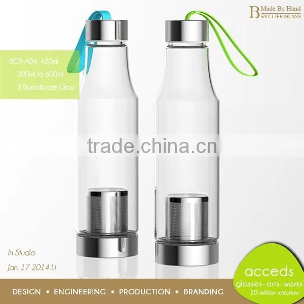 High Quality Heat Resistant Water Bottle Tea Strainer photo-2