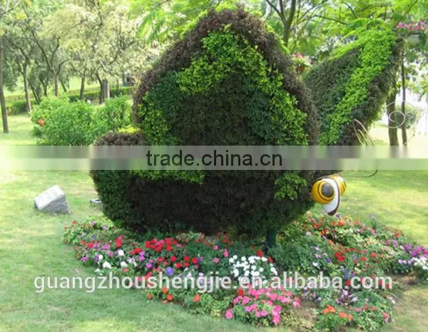 Whloesale Artificial Topiary Grass Animals Sculpture photo-6
