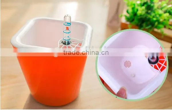 Self Watering Planter Flower Pot Home Office Garden Water Level Indicator photo-4