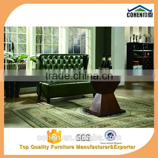 Factory Direct Sale Imported Leather High Density Sponge Restaurant Sofa Seat Special for You photo-2